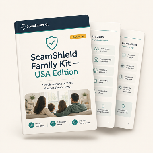 ScamShield Family Kit — USA Edition